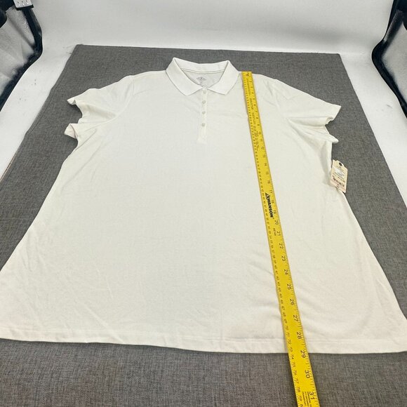 NEW!‎ St Johns Bay Womens Classic Polo Shirt Plus 3X Cotton Blend $27 Collared - Picture 6 of 9